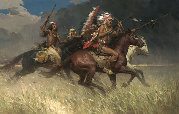 "Circling the Enemy" Z. S. Liang Giclee Canvas